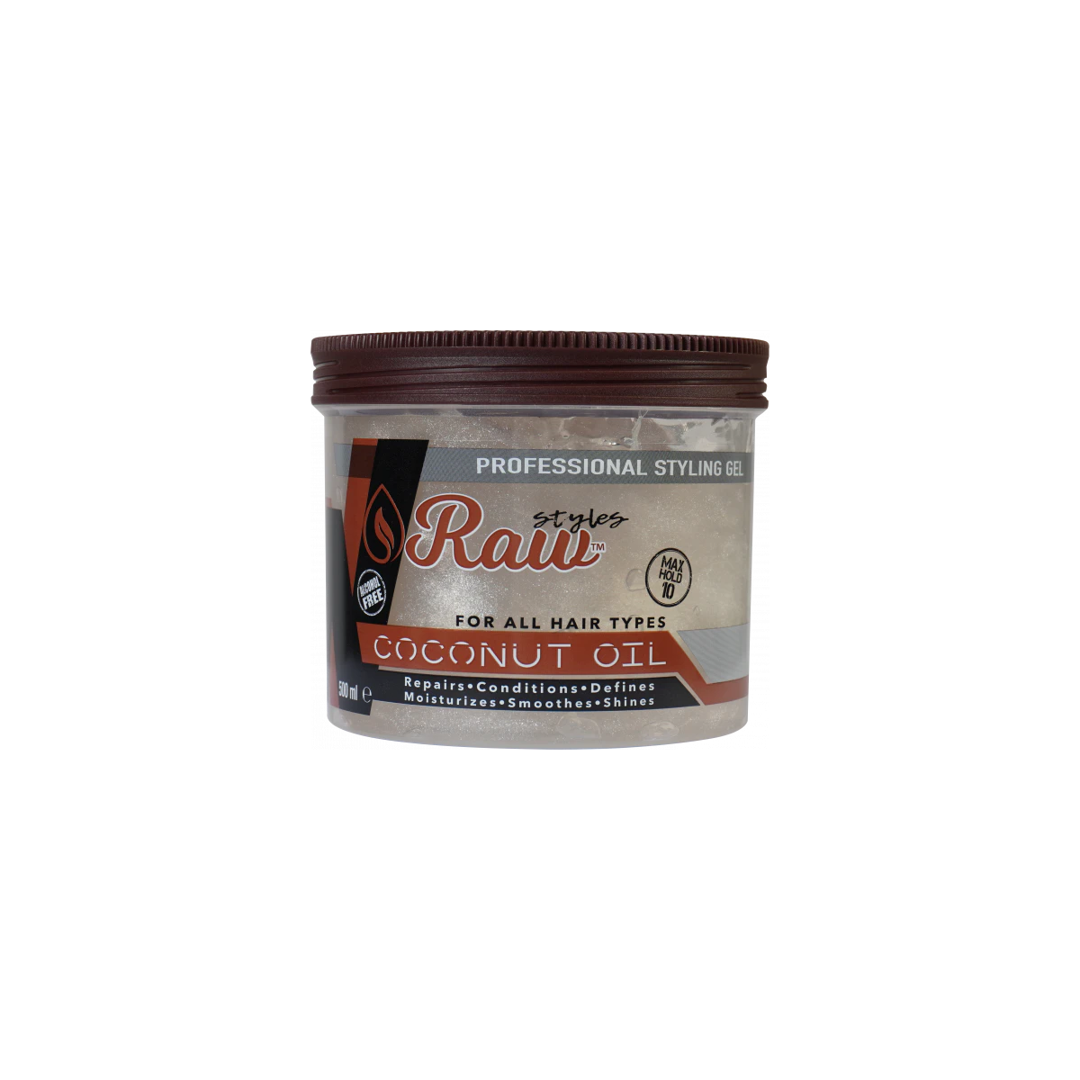 Gel coiffant brut à la noix de coco 500 ml