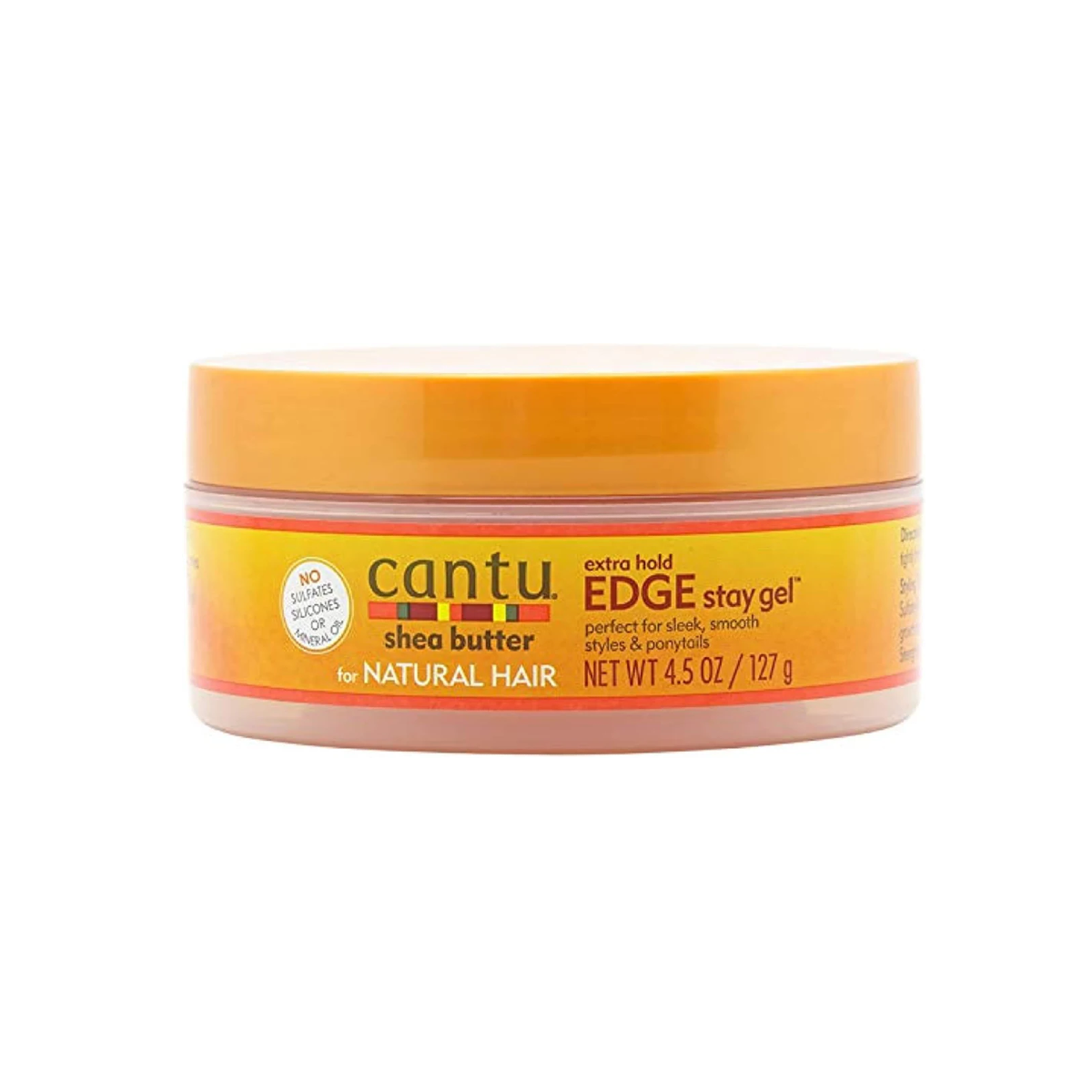 Gel de fixation pour les bords des cheveux naturels Cantu, tenue extra, 125 ml