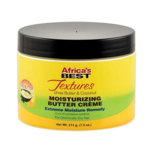 Crème hydratante au beurre de karité et à la noix de coco Africa's Best Textures 213 g