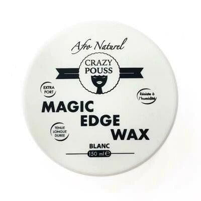 Cire Afro Natural Crazy Pouss Magic Edge Blanche 150 ml