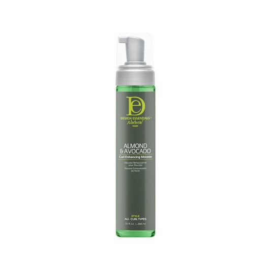 Mousse améliorant les boucles Design Essentials, collection amande et avocat, 10 oz