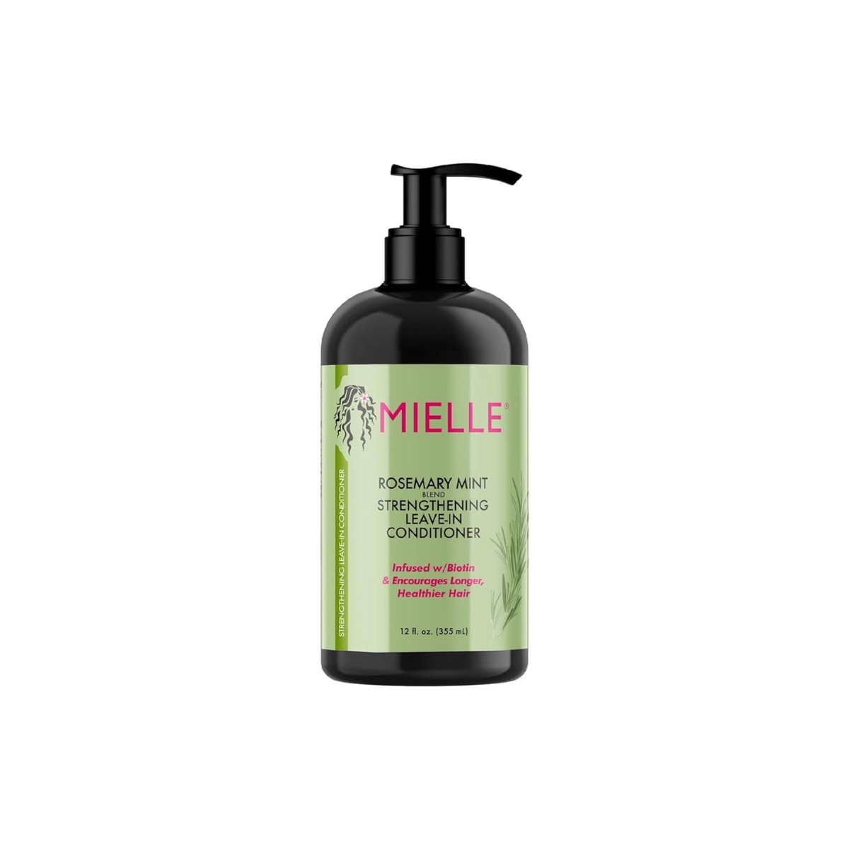 Shampooing fortifiant au romarin et à la menthe Mielle Organics 355 ml