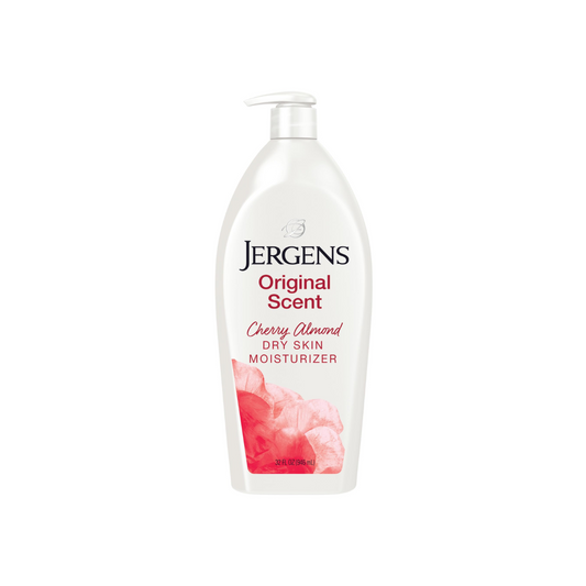 Lotion corporelle hydratante pour peau sèche au parfum original de Jergens, essence d'amande cerise, 32 fl oz