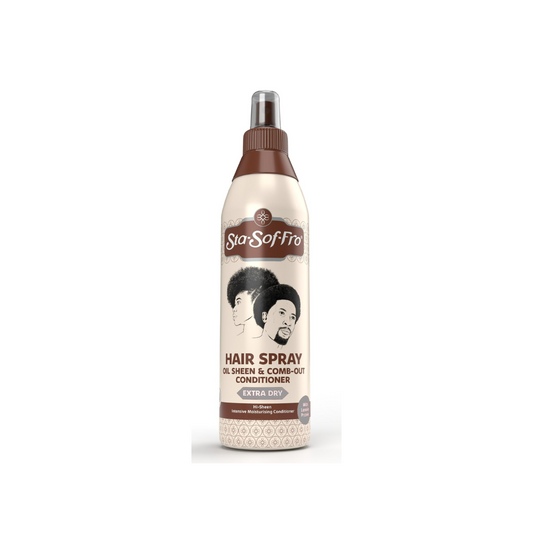 Spray pour cheveux et cuir chevelu Sta-Sof-Fro, après-shampoing Sheen & Comb Out, extra sec, 11,84 oz