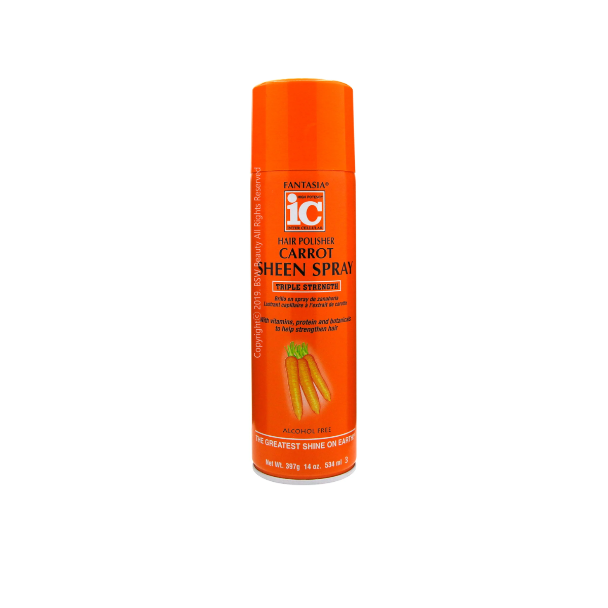 Spray hydratant brillant à la carotte Fantasia Ic Oil