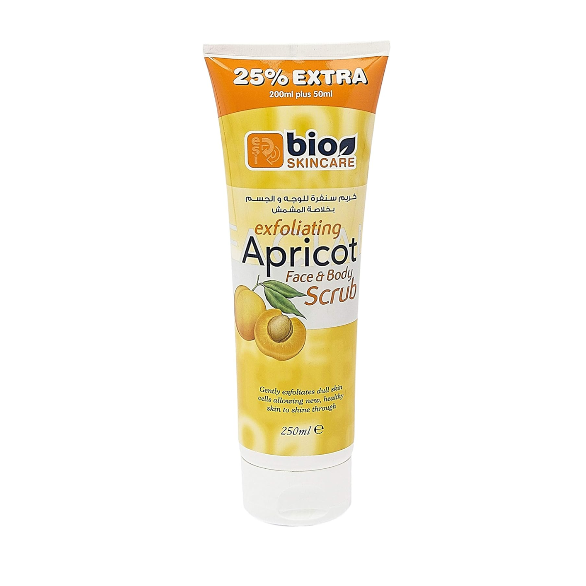 Gommage Visage et Corps Abricot Bio Skincare Tube 250 ml