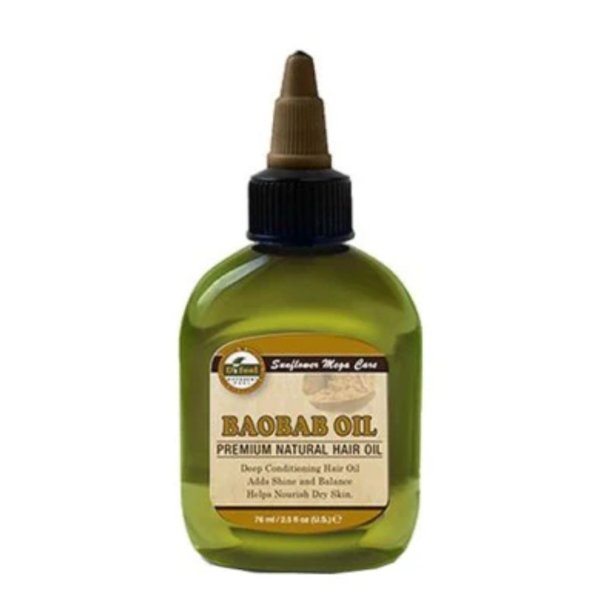 Huile de baobab Mega Care de tournesol 2,5 oz