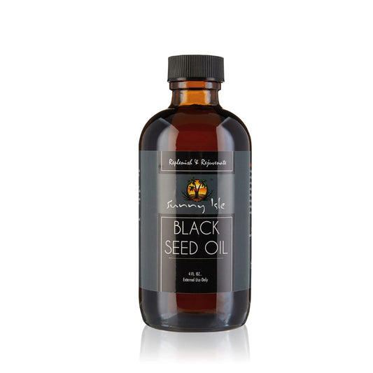 Huile de cumin noir jamaïcaine Sunny Isle, 4 oz