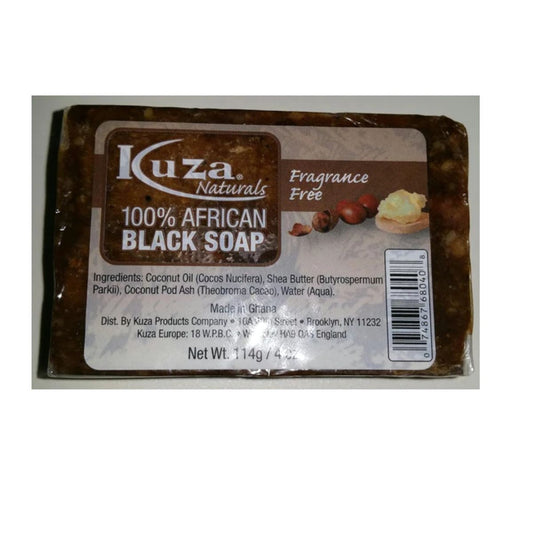 Savon noir 100 % africain Kuza Naturals 114 g