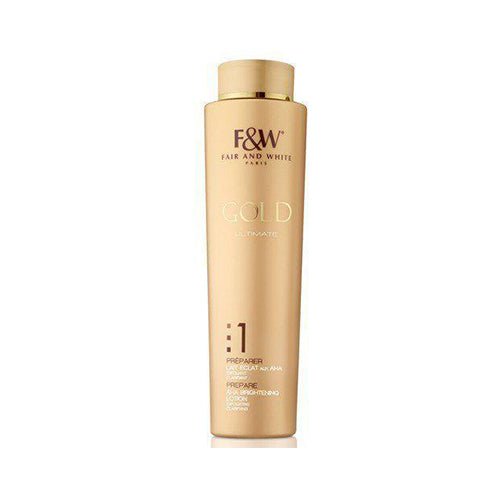 Lotion éclaircissante ultime Aha Fair And White Gold Étape 1 - 350 ml