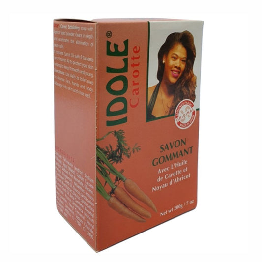 Savon Exfoliant à la Carotte Idole avec Poudre d'Abricot 200g