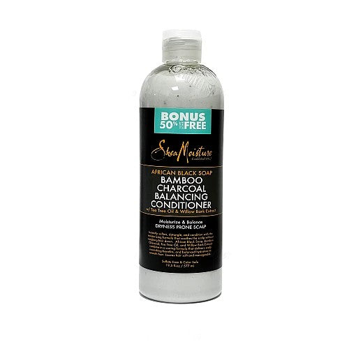 Après-shampooing équilibrant au charbon de bambou et au savon noir africain de Shea Moisture (19,5 oz)