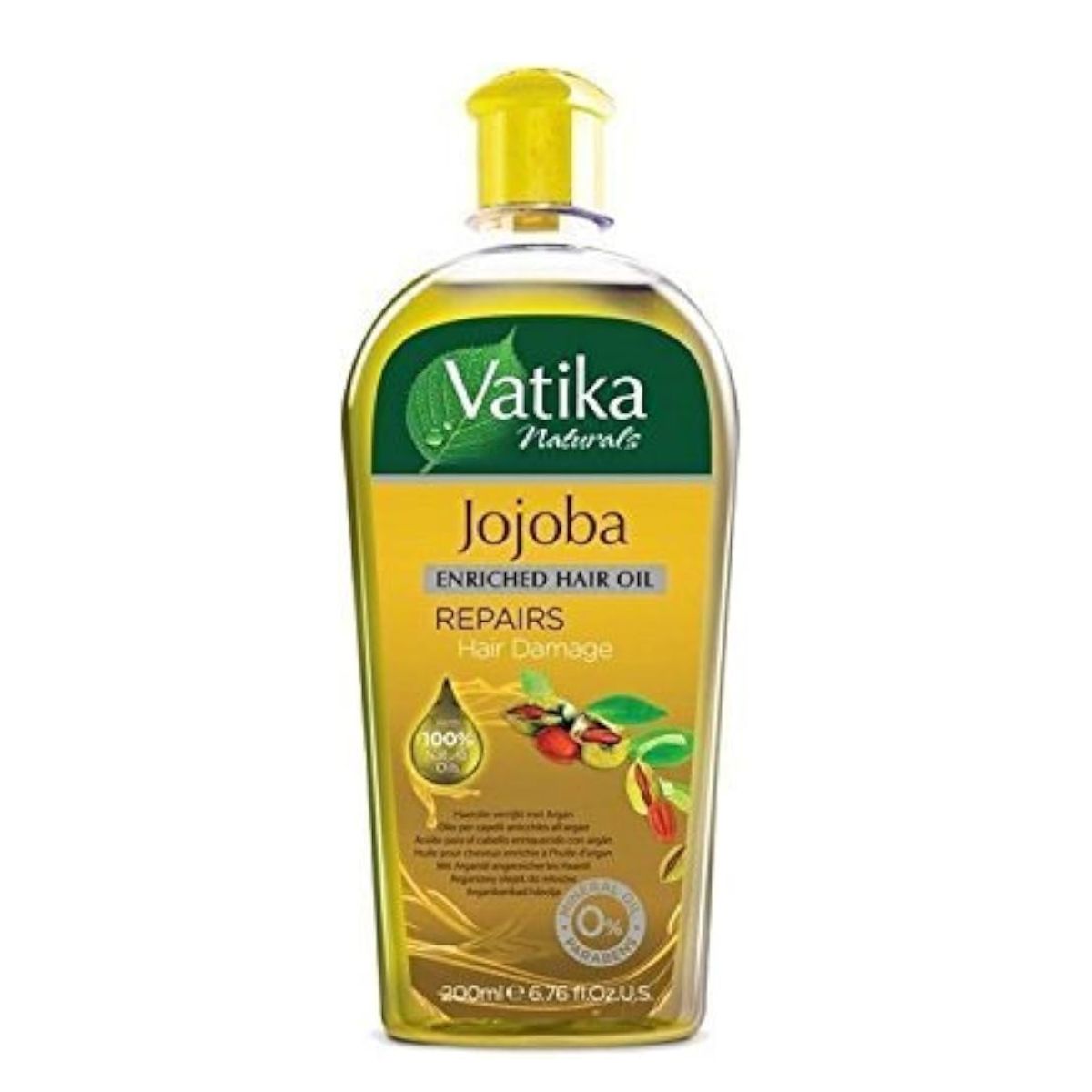 Vatika Naturals Huile de Jojoba Spéciale Cheveux 200 ml