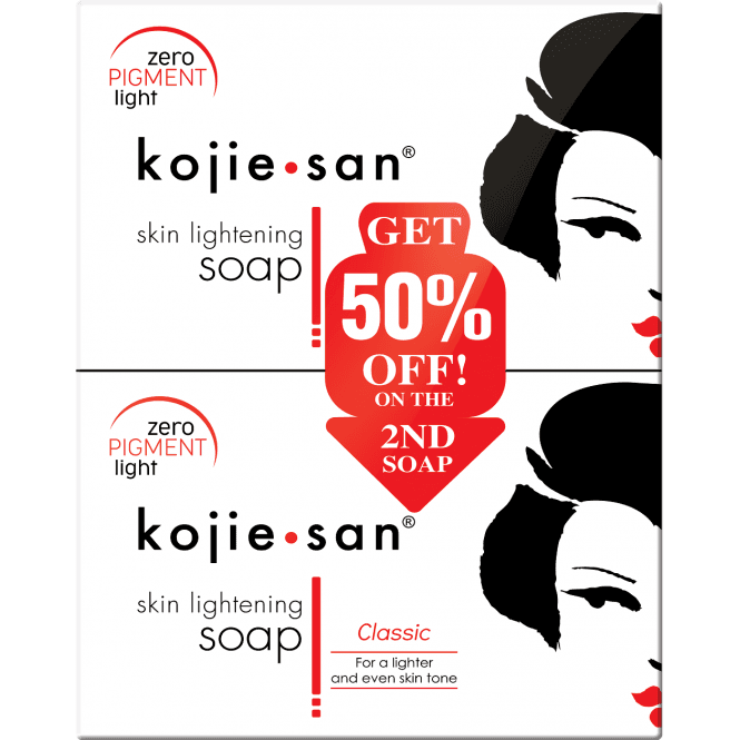 Kojie San Savon éclaircissant pour la peau lot de 2*135g