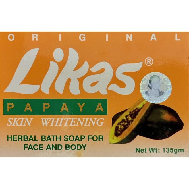 Likas Papaya Savon éclaircissant et éclaircissant pour la peau 135 g