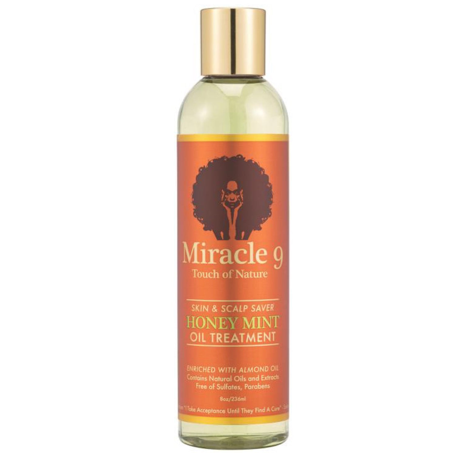 Miracle 9 Skin & Scalp Saver Soin à l'huile de menthe et miel 8 oz