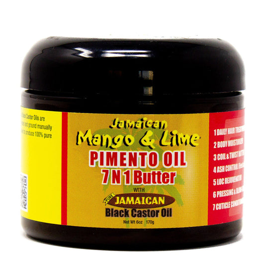 Beurre hydratant et nourrissant 7 en 1 a l’huile de piment de jamaican mango & lime 6 oz