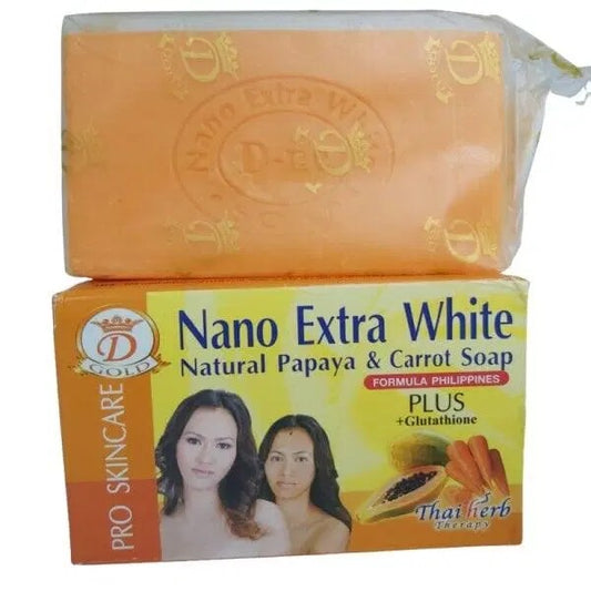 Savon Naturel Extra Blanc à la Papaye et à la Carotte Nano 160g
