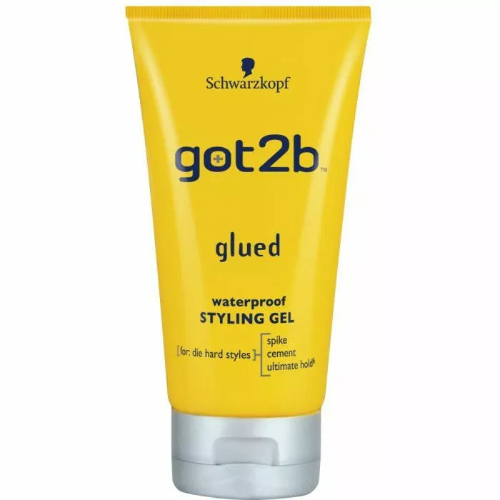 Gel coiffant waterproof Schwarzkopf Got2b Glued 150 ml