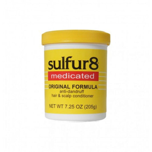 Sulfur8 Après-shampoing antipelliculaire pour cheveux et cuir chevelu, formule originale médicamenteuse, 205 g
