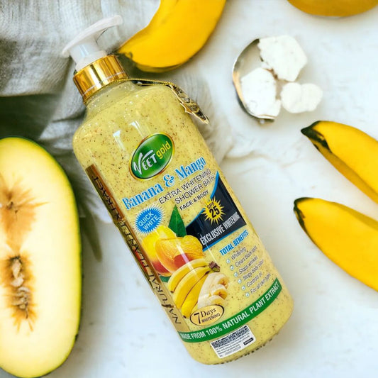 Gel Douche Veet Gold 1000 ml - Banane & Mangue